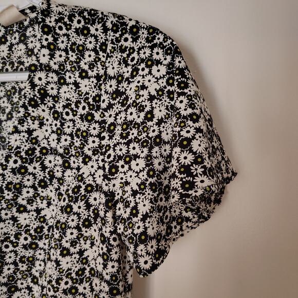 Levi’s Floral Maxi Dress | Button-Up | Short Sleeve | Holiday-Ready | Sz small - Picture 5 of 11